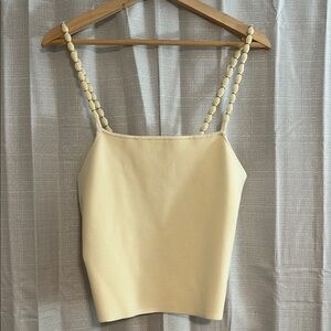 Elegant Cream Women's Top